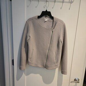 Club Monaco Grey Biker Jacket